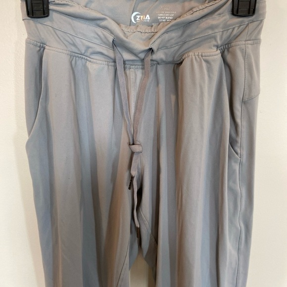 Zyia Active Ascend Joggers Pants Gray Size Medium Athleisure Loungewear - Picture 2 of 5